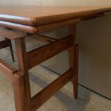 Table modulable danoise en teck Kai Kristiansen 1960