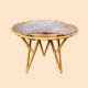 Janine Abraham Rattan Tripod Coffee Table