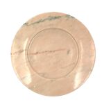 Pink marble centerpiece / tray, up&up italy, 1970s