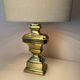 Pair of Italian brass table lamps from the 1950s.