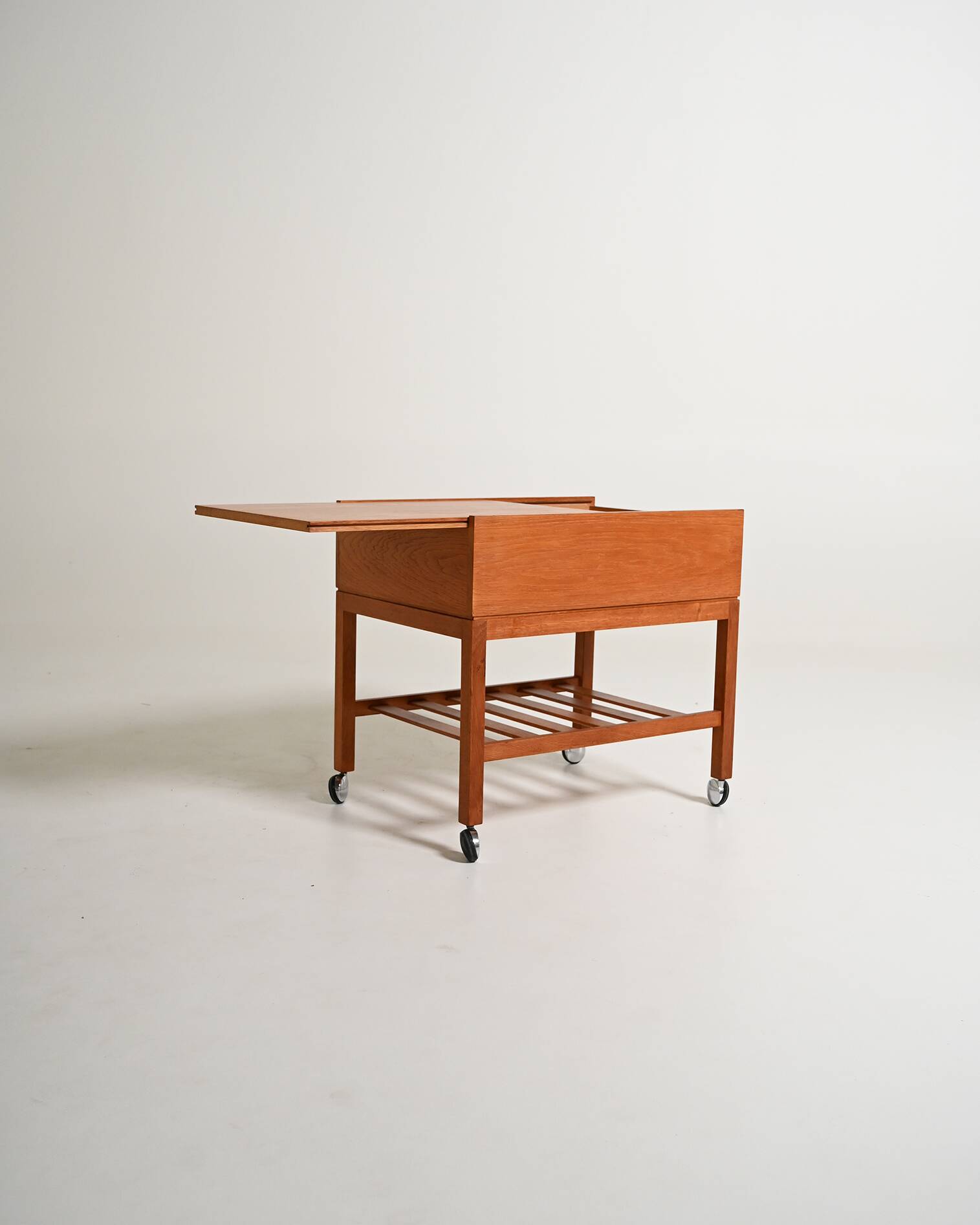 Danish teak trolley, 1960s/70s