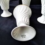 8 Haviland Limoges porcelain Mazagrans