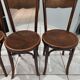 Suite de 4 chaises bistrot Mundus Joseph Hoffmann Austria Bielitz années 1908