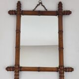 Bamboo mirror 42*53 cm vintage