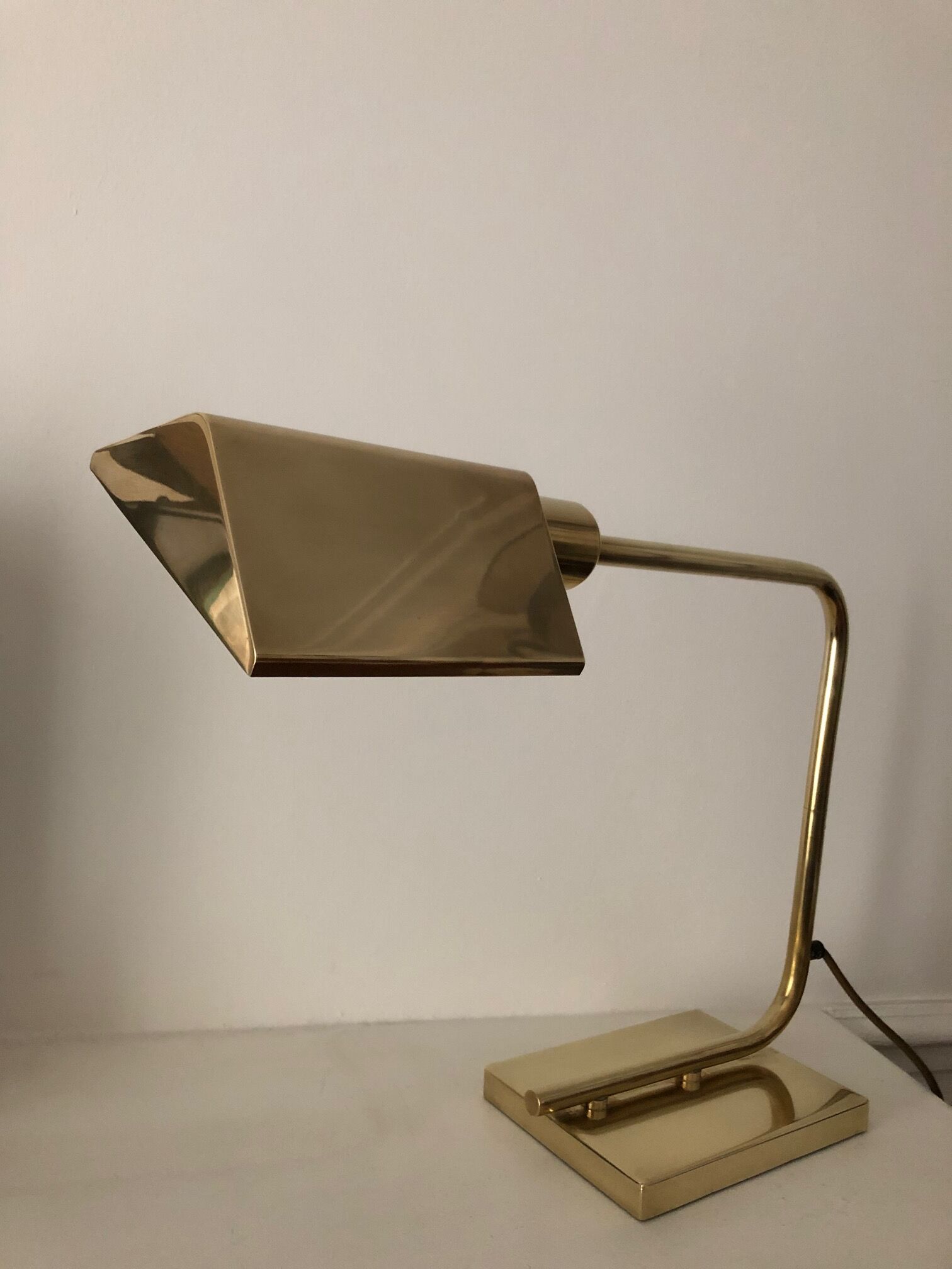 Italian brass lamp from the 70s