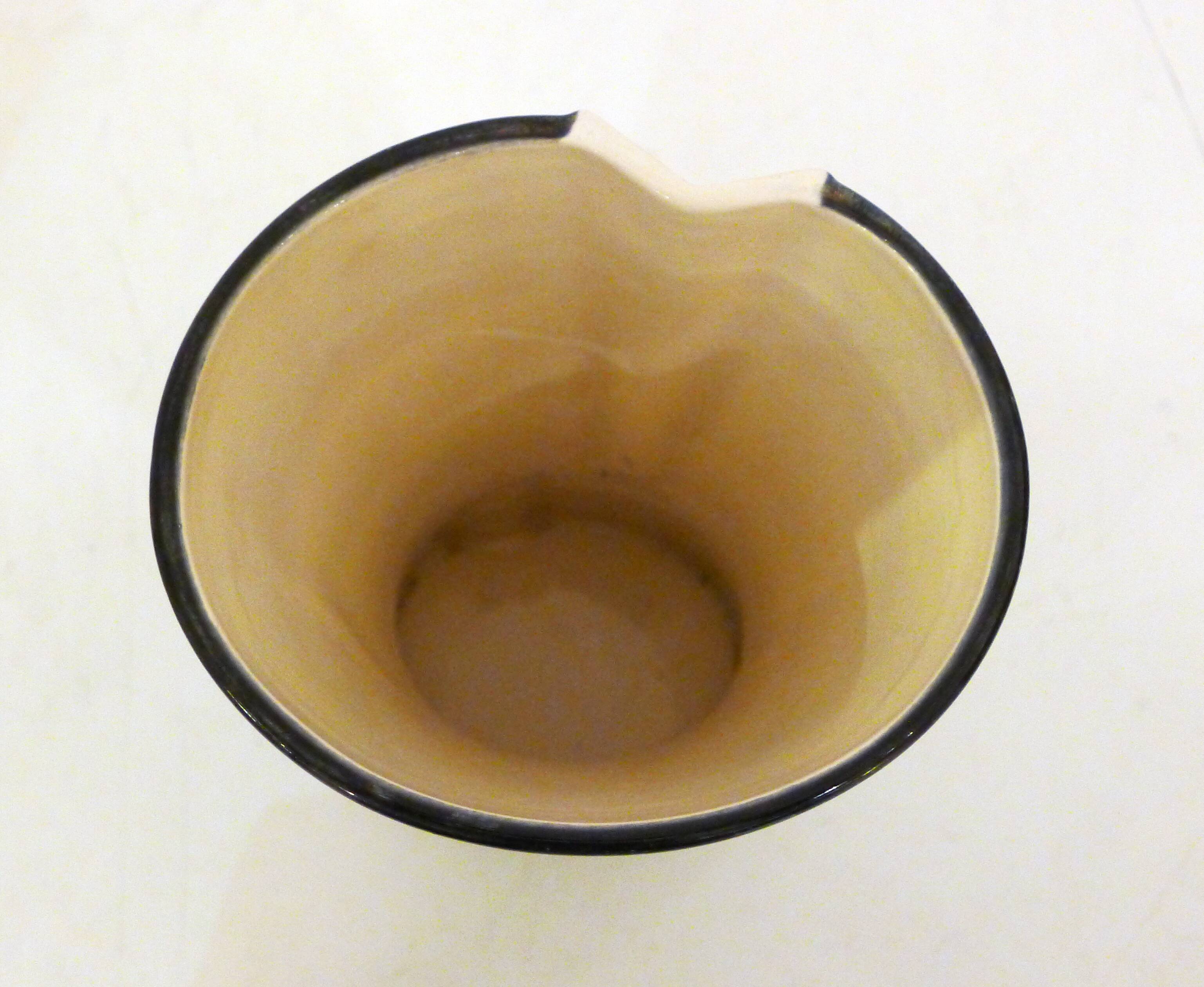 Large graphic vase Verceram