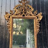 Venetian mirror in carved and gilded wood, circa 1880