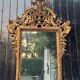 Miroir vénitien en bois sculpté et doré, vers 1880