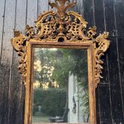 Venetian mirror in carved and gilded wood, circa 1880