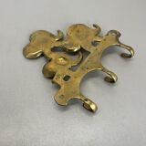 Brass "elephant" hook coat element by walter bosse herta baller, austria 1950s