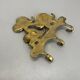 Brass "elephant" hook coat element by walter bosse herta baller, austria 1950s