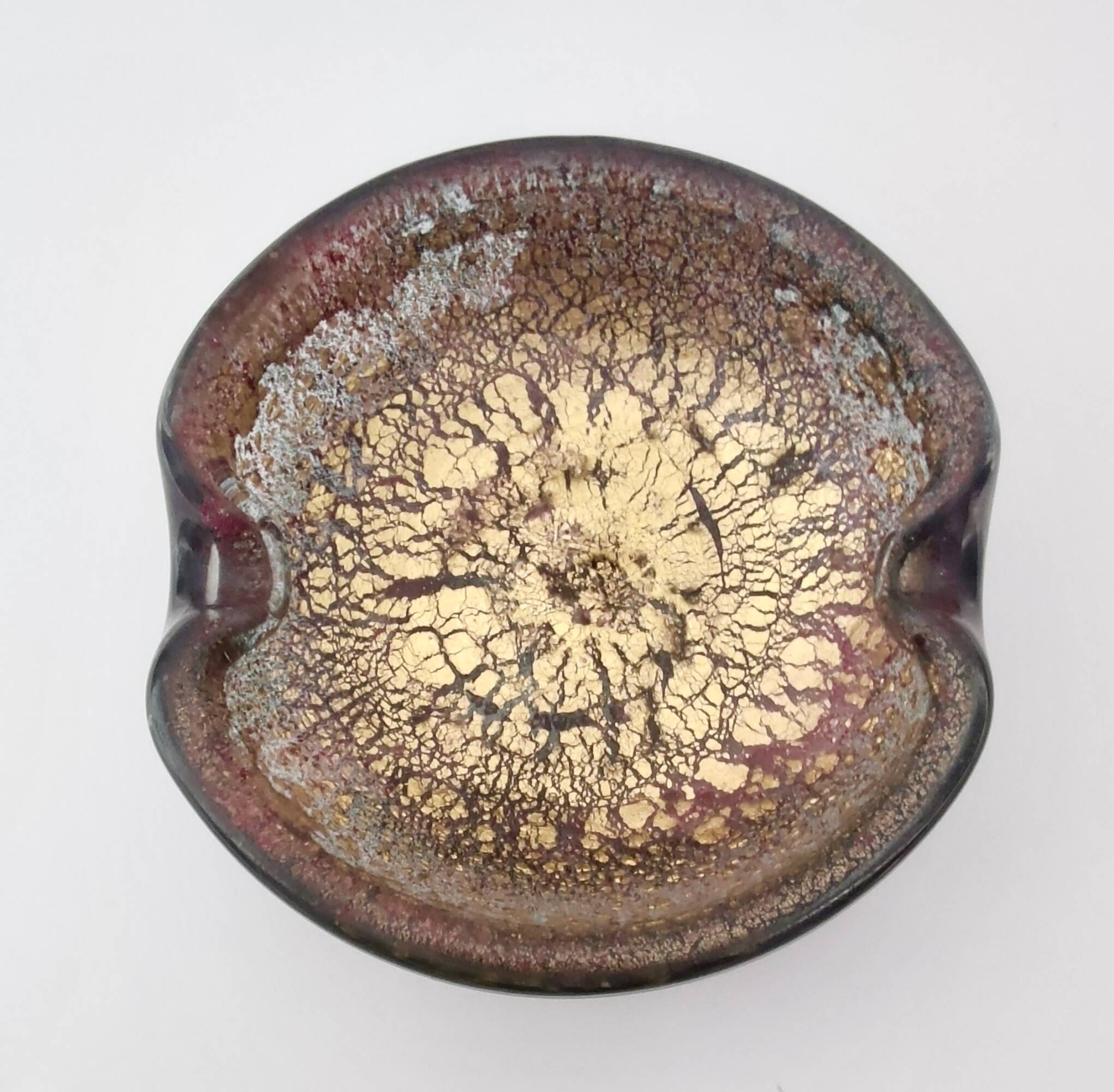 Purple Murano Glass Ashtray-Catchall by Ercole Barovier mod. "Porpora"