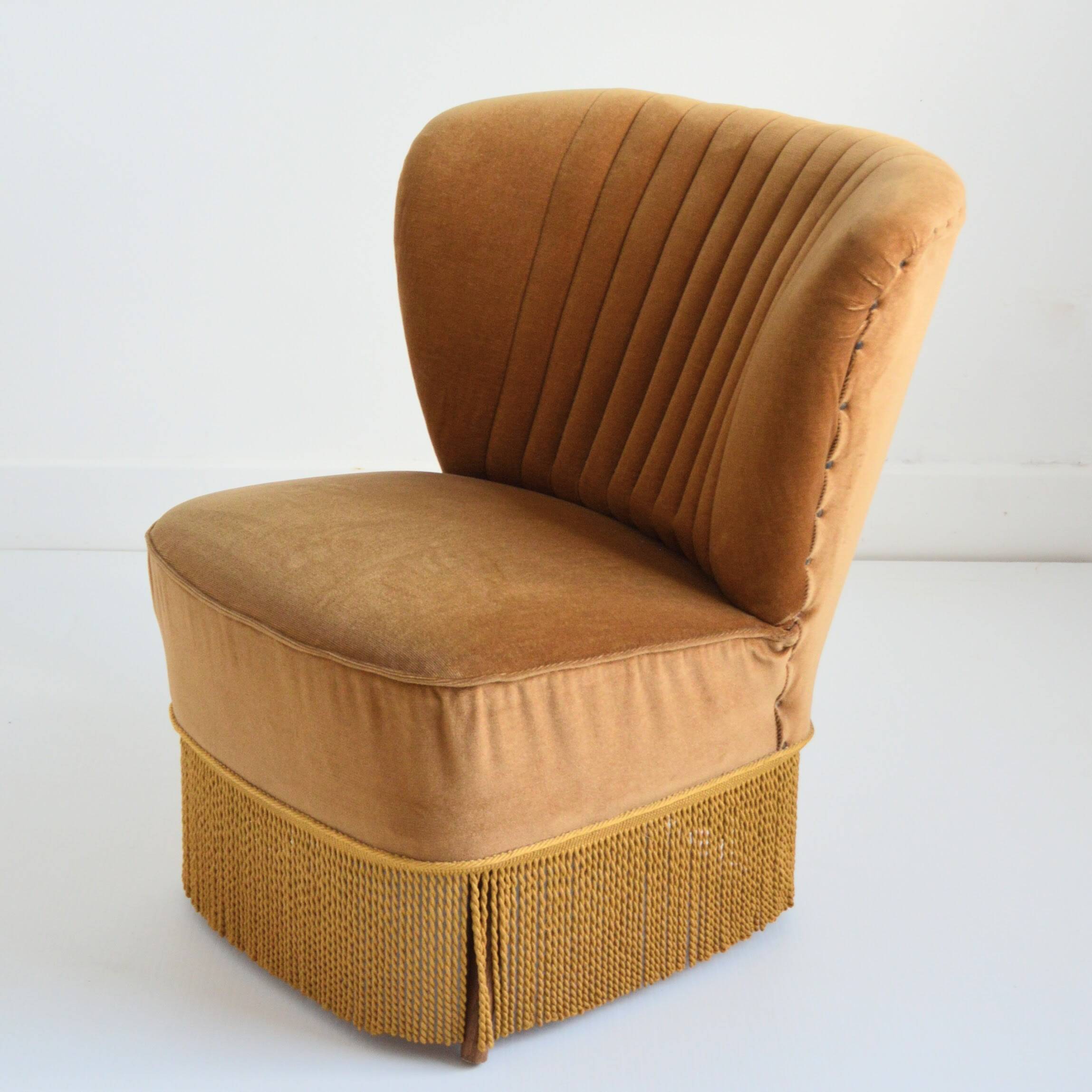 Vintage 1960s cocktail armchair