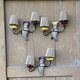 Vintage ceramic wall lights