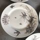 5 dessert plates porcelain gold medals exp 1867 1978 birds