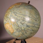Terrestrial globe by J. Forest from the early 20th century