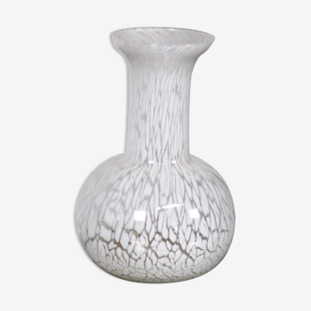 Harlequin Murano glass vase