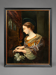The painting "Young Girl Playing the Organ"