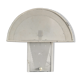 Mushroom wall lamp in perforated metal design 60s