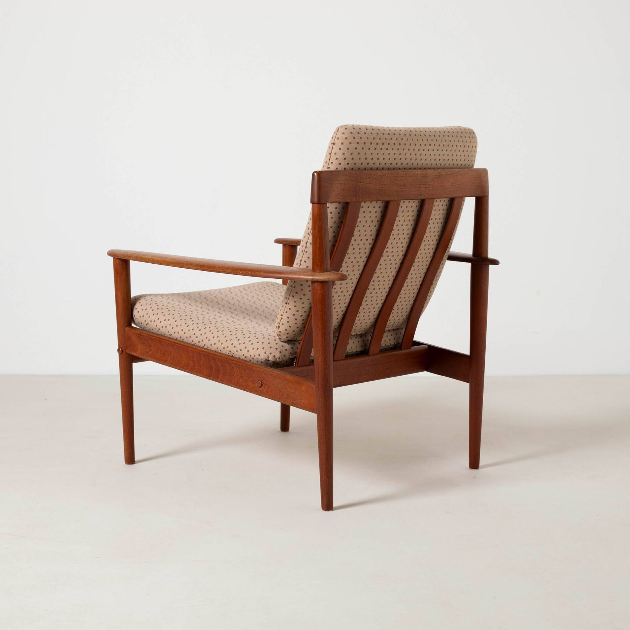 Danish teak armchair by Grete Jalk for Poul Jeppesen, 1960s