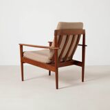 Danish teak armchair by Grete Jalk for Poul Jeppesen, 1960s