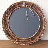 Miroir osier rond 59 cm