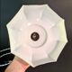 Vintage milky white opaline pendant light
