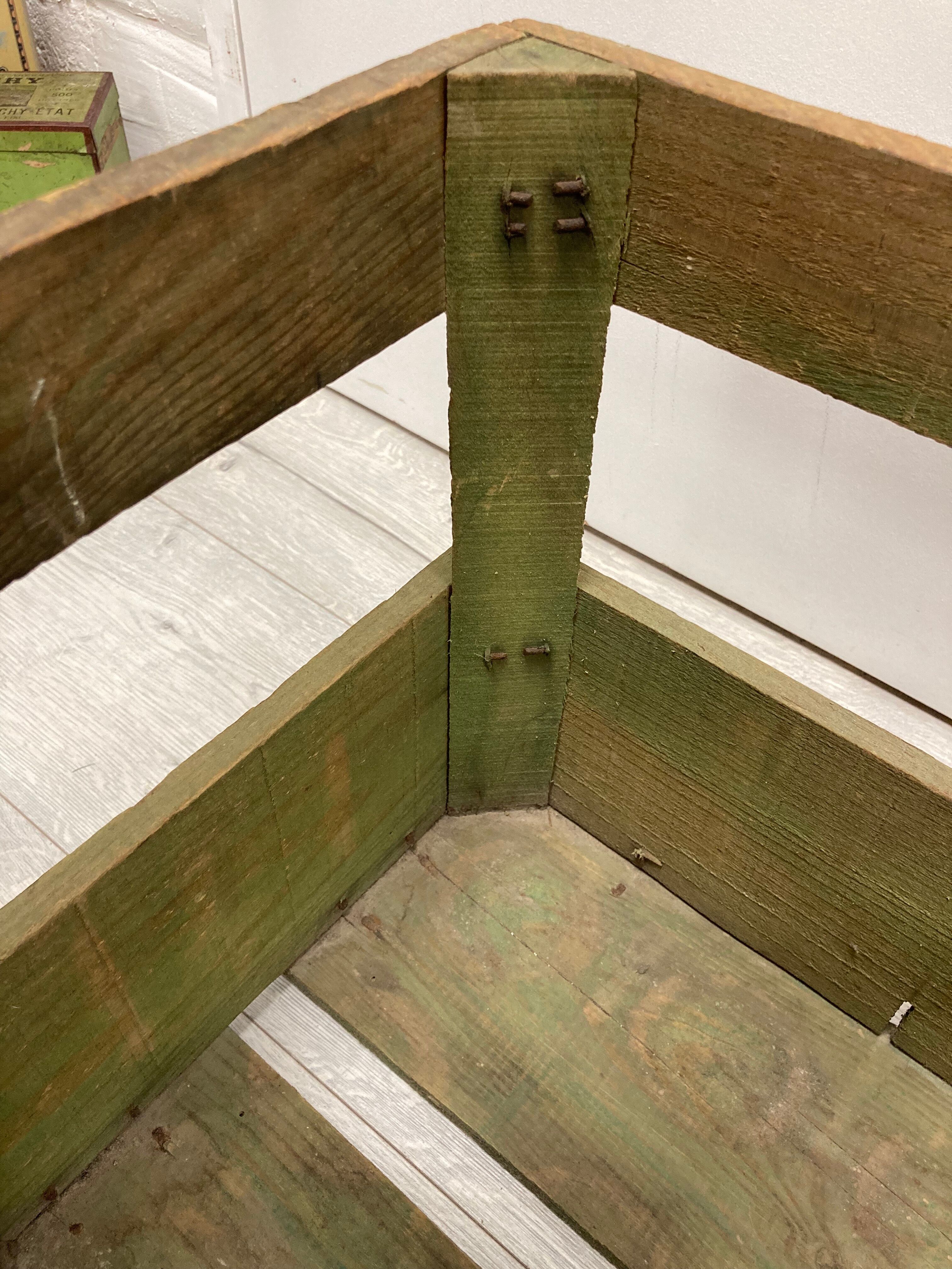 Vintage perrier crate