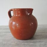 Old Glazed Terracotta Pitcher