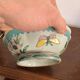 Coupe Plate Empty Pocket Family Rose Celadon Porcelain Peranakan Qing