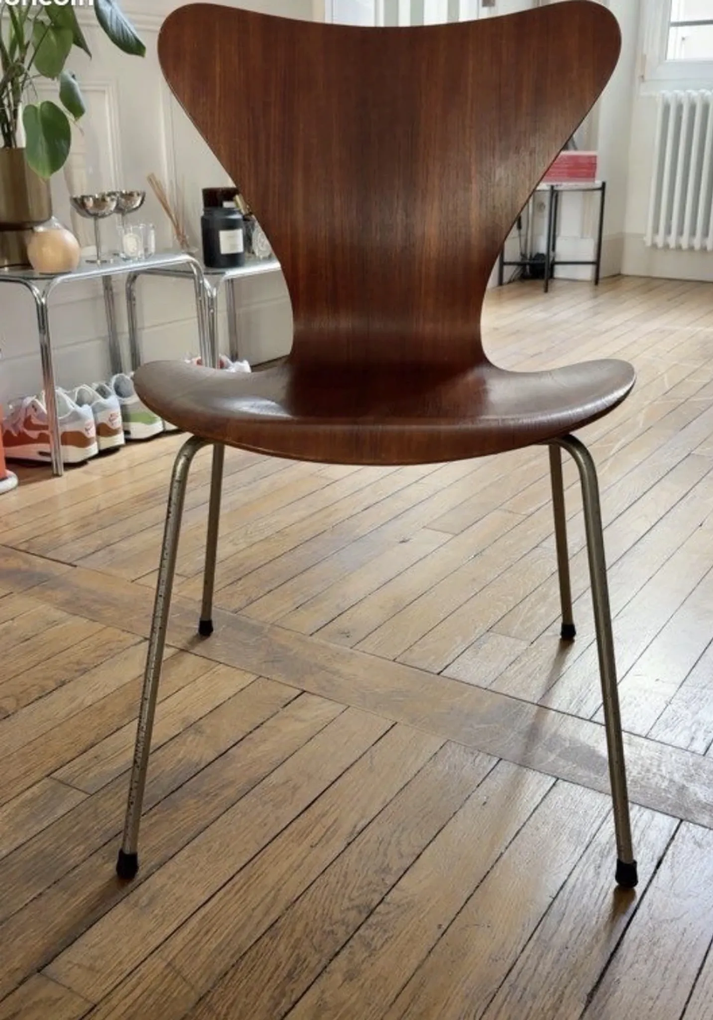 Set of 4 chairs by Fritz Hansen - Arne Jacobsen - vintage Scandinavian