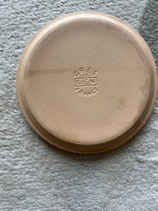 6 assiettes fromage Grès de Gien