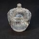 Covered box in villeroy and boch crystal shell shape vintage
