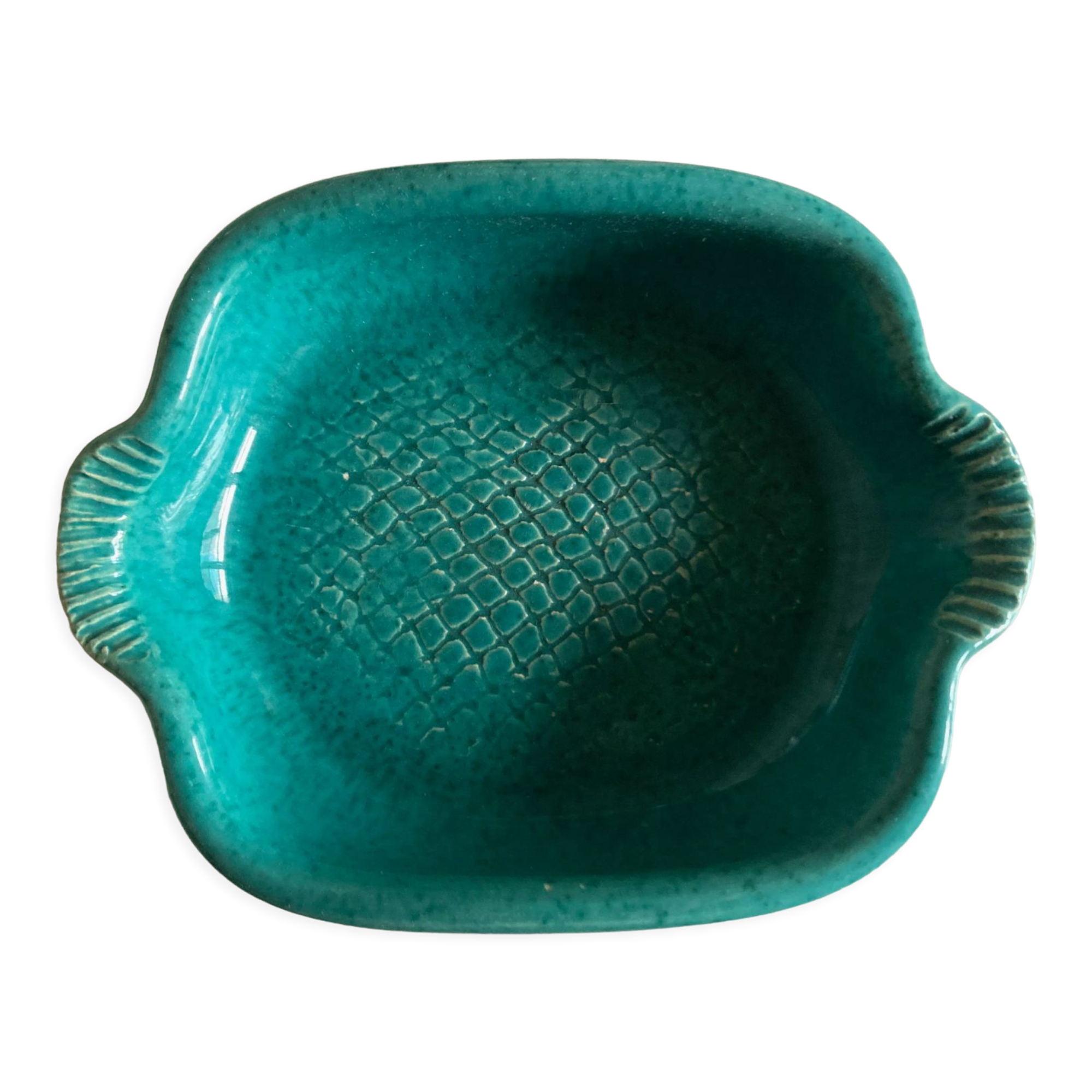 Empty ceramic fish pocket Vallauris 1960