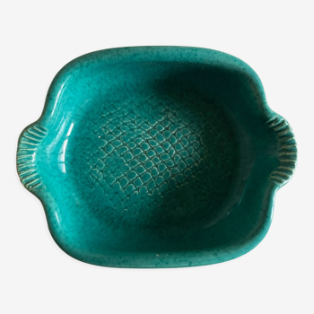 Empty ceramic fish pocket Vallauris 1960