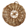 Round wicker trivet tray to hang