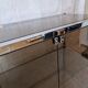 Smoked glass and stainless steel shelf