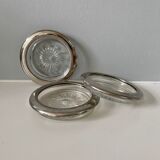 3 vintage bottle bottoms