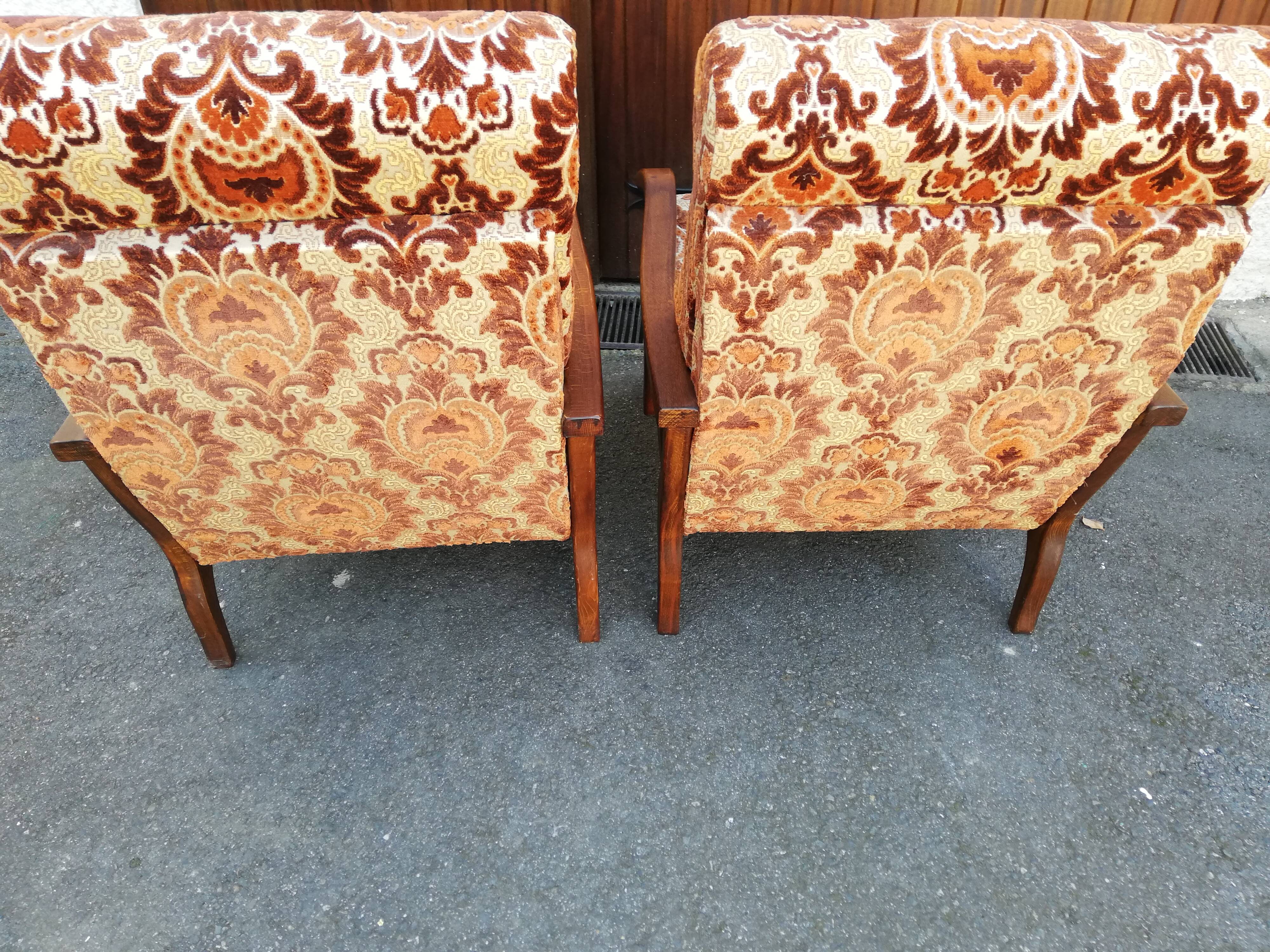 Pair of armchairs