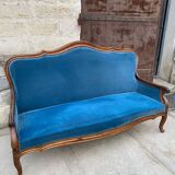 Louis XV blue bench 1900