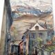 Aquarelle sur papier "Village d'Embrun (05)" Signée en bas à gauche, titré, André Duculty