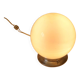 1940s ceiling light, white opaline globe