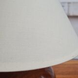 Solid walnut ball lamp