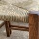 Two-tone straw chairs 1950