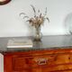 Louis-Philippe Commode (19th century) Walnut Burl Saint Anne Marble
