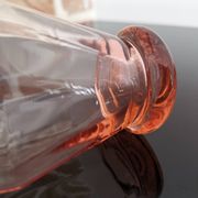 5 verres dépareillées rose vintage