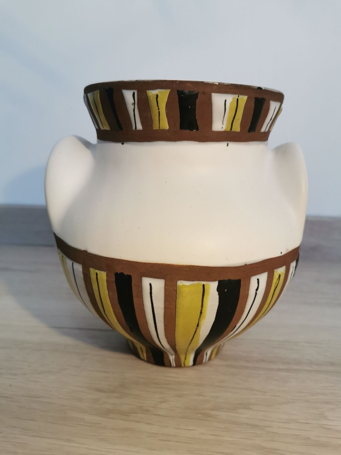 Vase à oreilles par Roger Capron Vallauris 50/60's