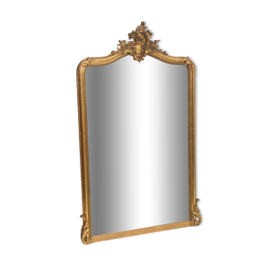 Miroir doré style louis