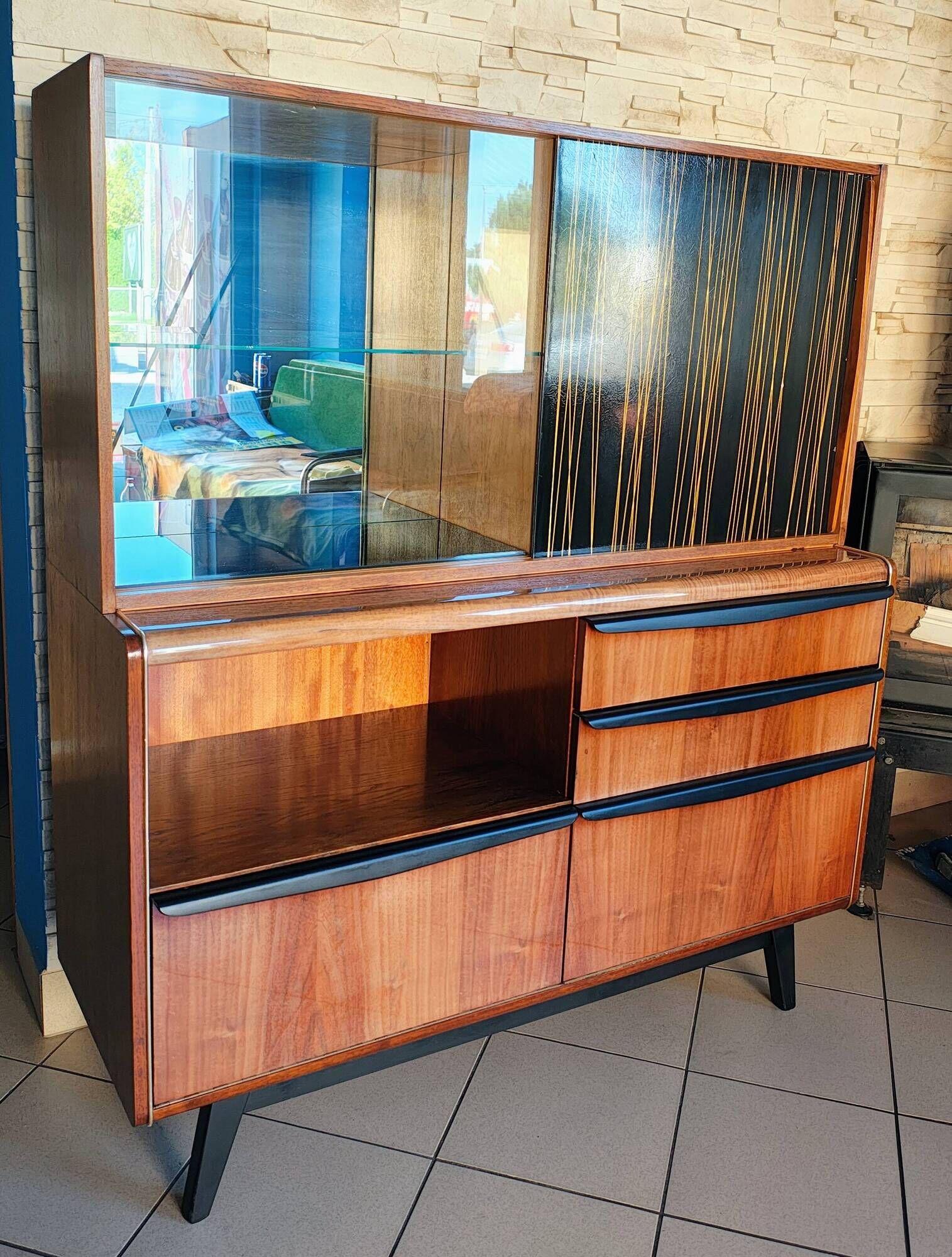 Czechoslovakian Cabinet by B. Landsman for Jitona, 1960s