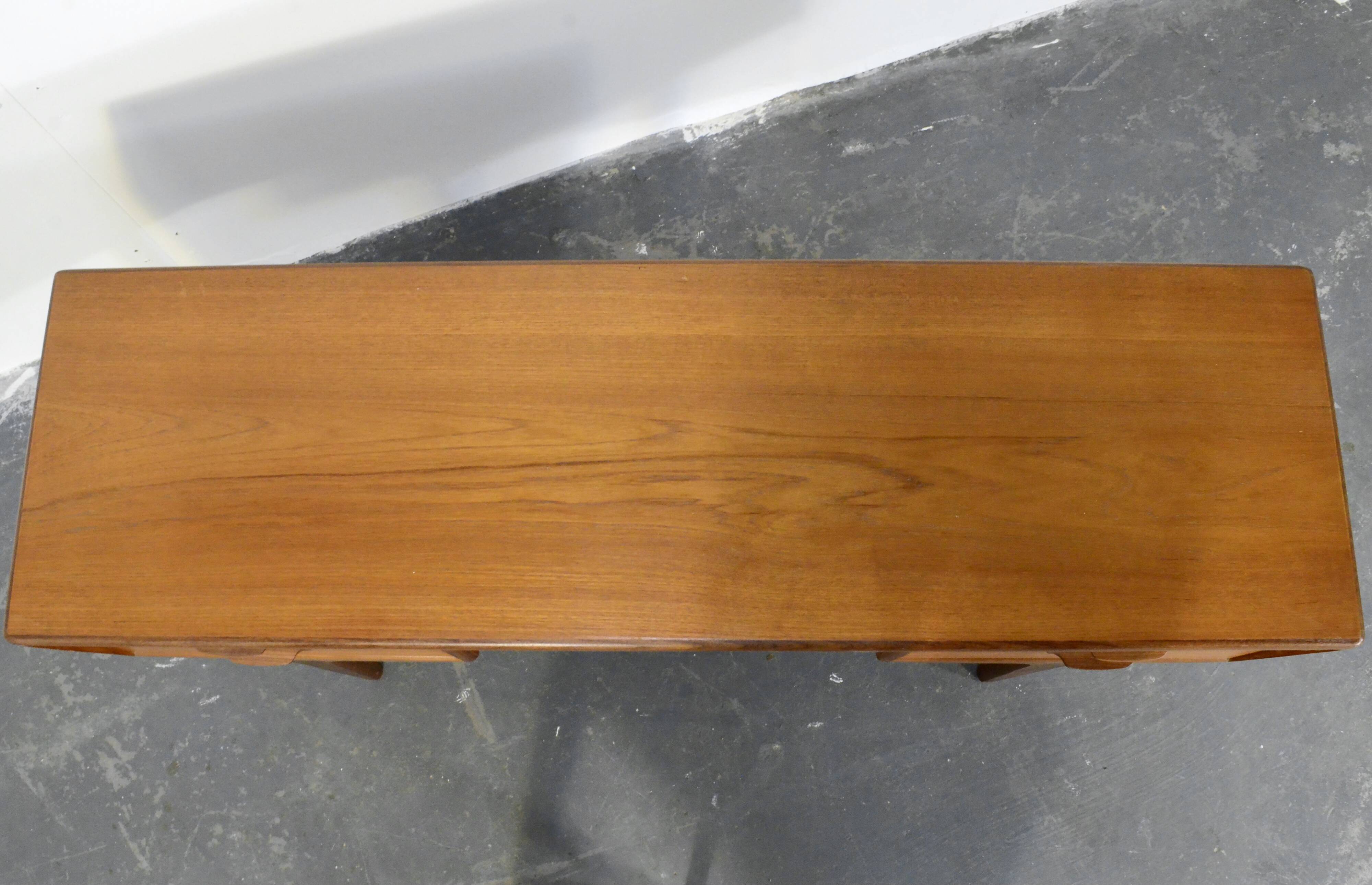 Vintage Midcentury Afromosia Desk From A. Younger Of Great Britain. Deliver